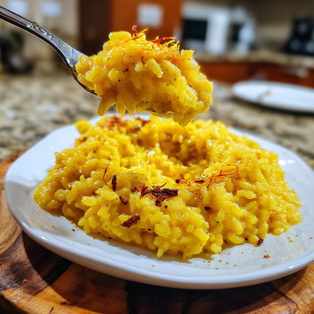 Safranrisotto für ein besonderes Dinner