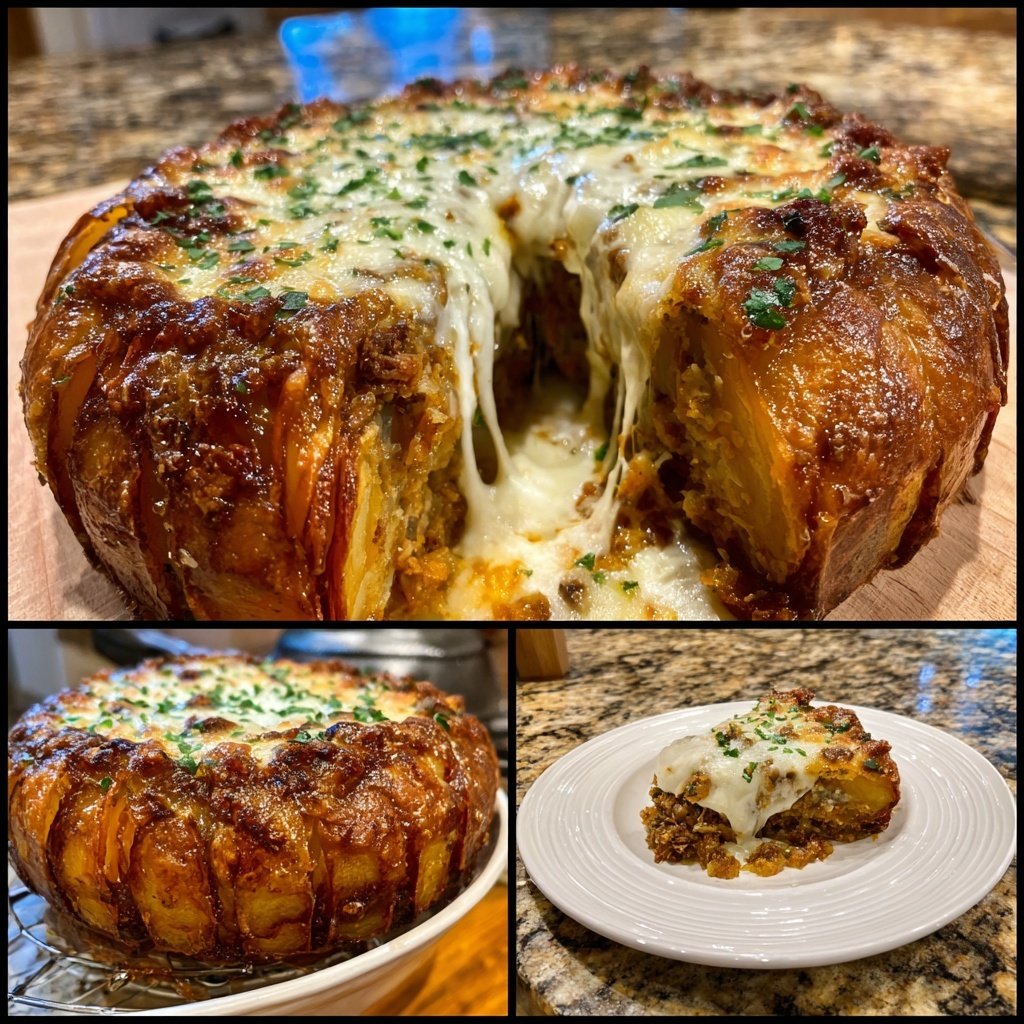 Kartoffelgratin mit Süßkartoffeln