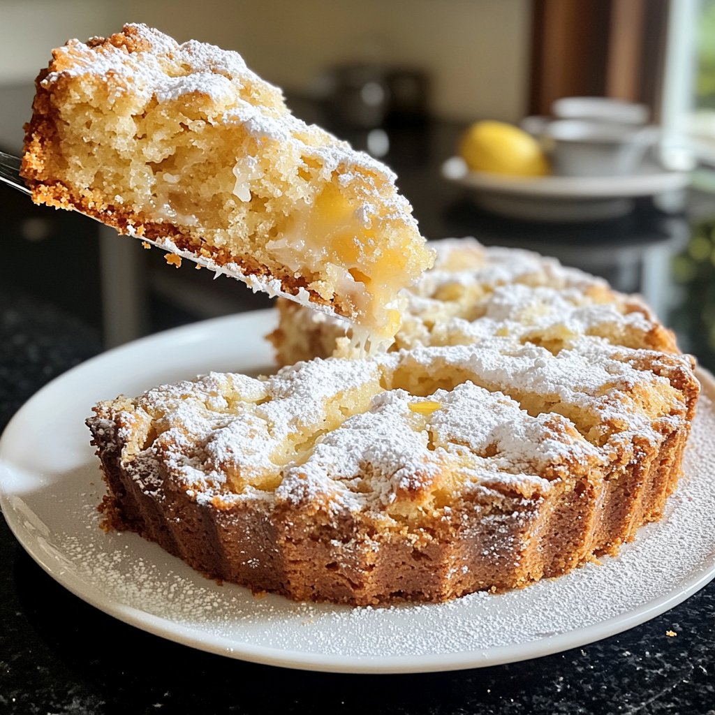 Zitronenkuchen aus wenigen Zutaten