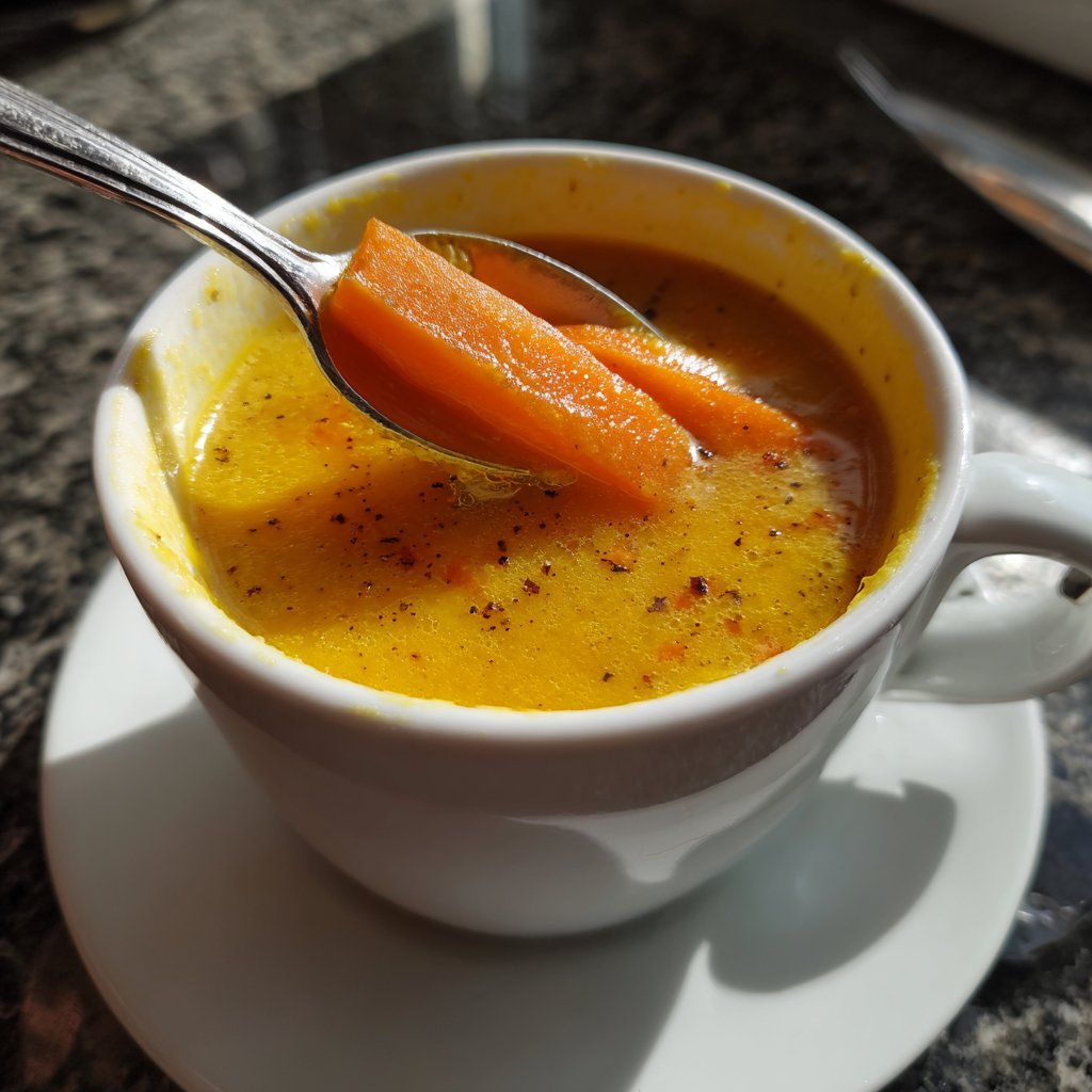 Blumenkohlsuppe mit Karotten