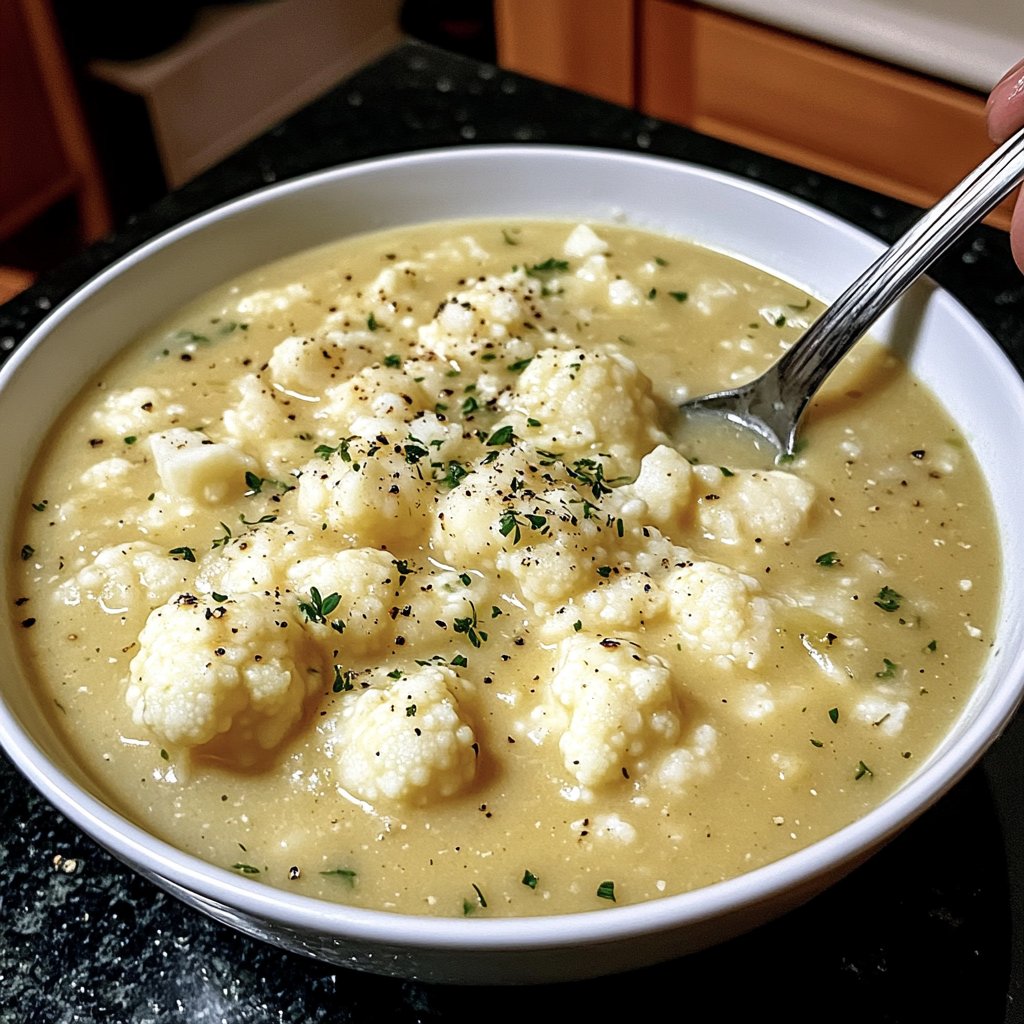 Blumenkohlsuppe klassisch