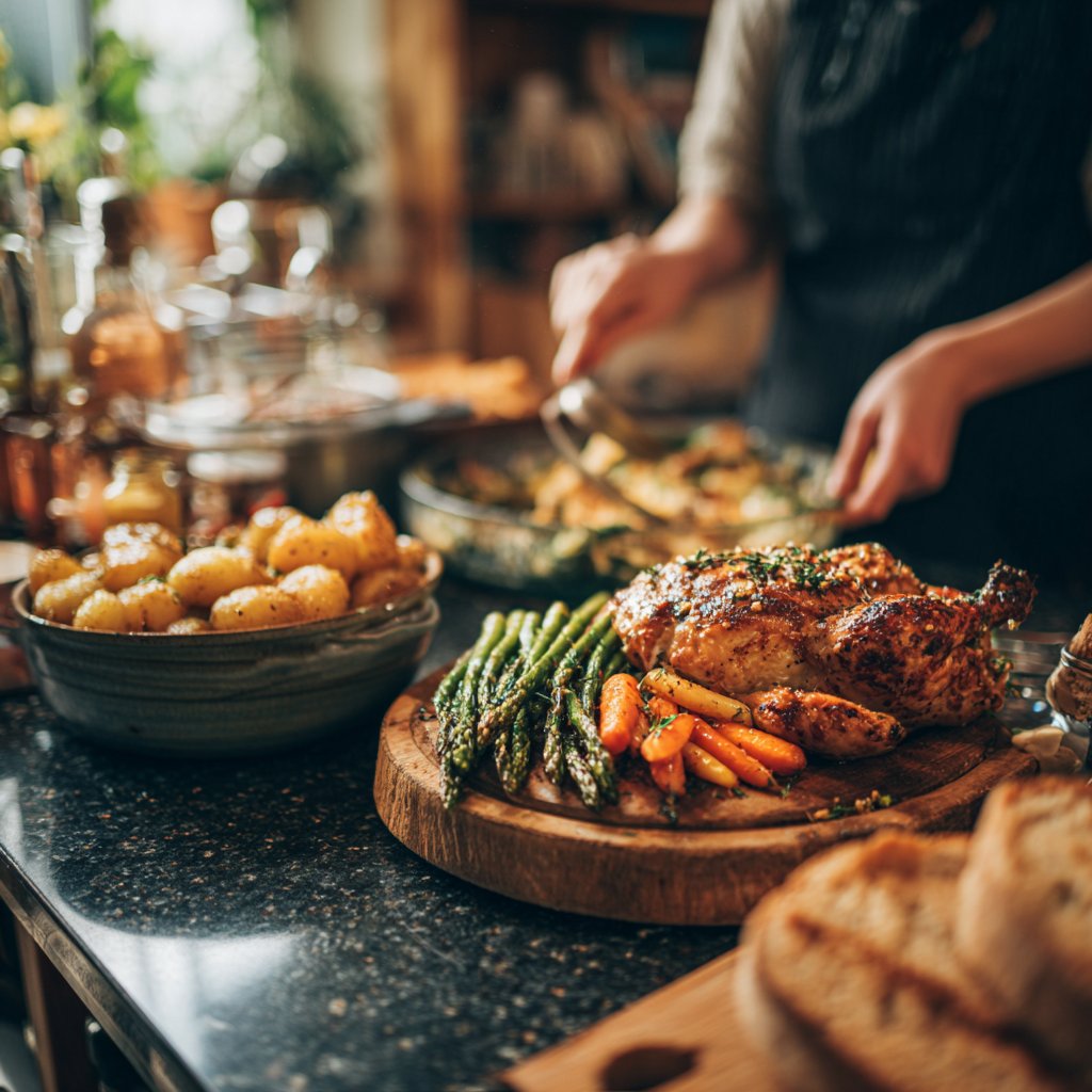 Essen schnell zubereitet